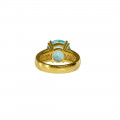 18K Gold Ring adorned with a Blue Topaz