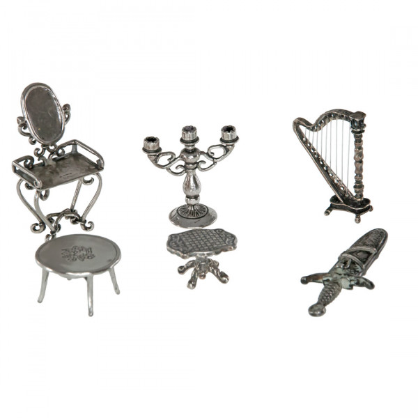 Art Deco Miniature Silver Decorative Objects