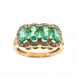 Emerald Gold Ring