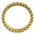 Ολόβερο Κ18 Χρυσό Δαχτυλίδι με 27 Μπριγιάν