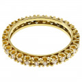 Diamond Eternity Ring set in 18K Yellow Gold