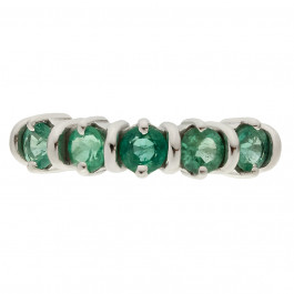 5-stone Emerald Ring