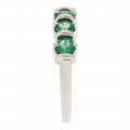 White Gold Emerald Ring