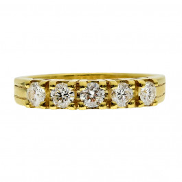 Half Eternity Diamond Ring