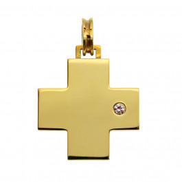 Diamond Gold Cross