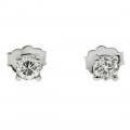 White Gold Diamond Stud Earrings