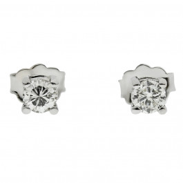 Solitaire Diamond Earrings