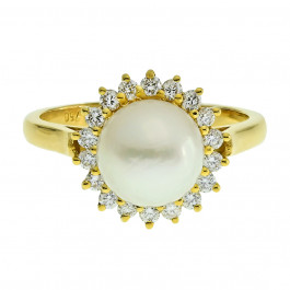 South Sea Pearl Gold Ring