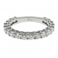 White Gold Eternity Ring adorned with 18 Diamonds