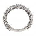 White Gold Eternity Ring adorned with 18 Diamonds