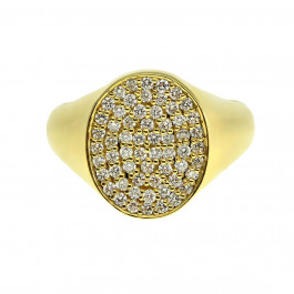 Diamond Chevalier Ring