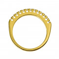 Half Eternity 18K Gold Diamond Ring