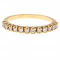 18K Gold Eternity Ring adorned with Diamonds