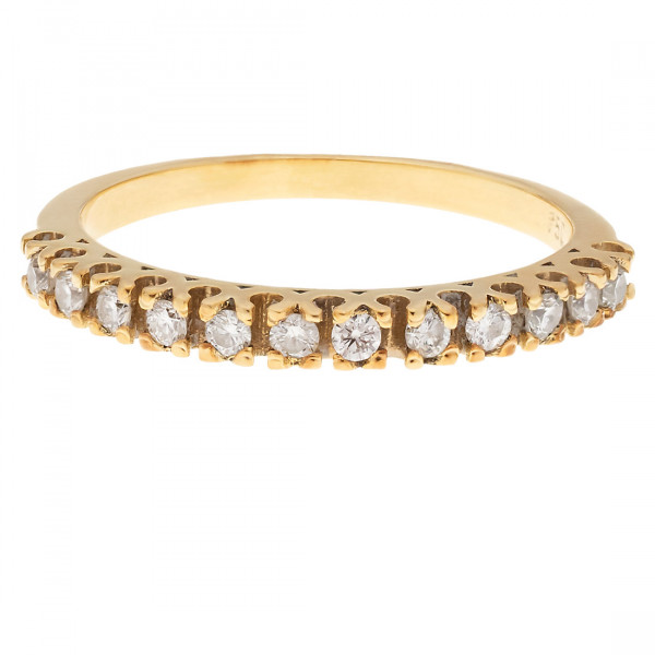 18K Gold Eternity Ring adorned with Diamonds