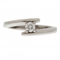 White Gold Diamond Solitaire Engagement Ring