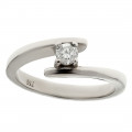 White Gold Diamond Solitaire Engagement Ring