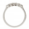 5-stone Diamond Ring in White Gold