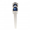 White Gold Ring adorned with Five Blue Sapphires