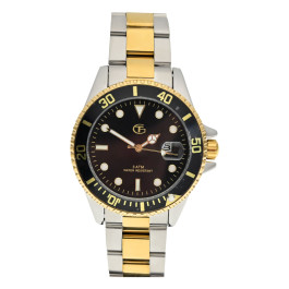 Ρολόι GT από ανοξείδωτο ατσάλι και Black Rotatable Bezel Ρολόι GT από ανοξείδωτο ατσάλι και Black Rotatable Bezel