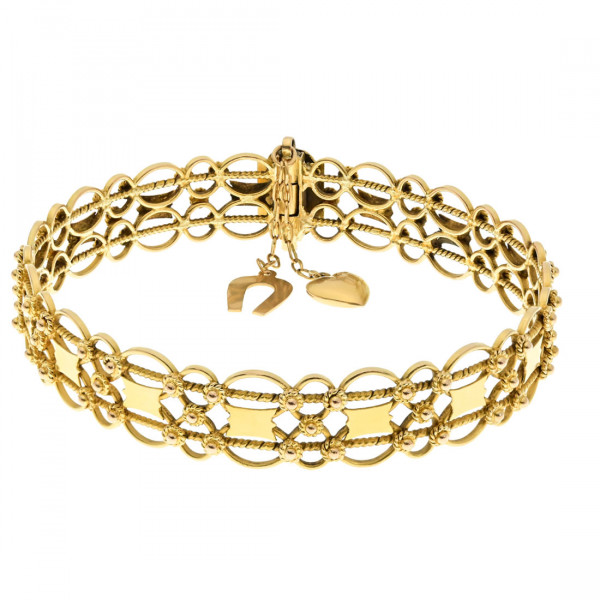  K18 Gold bracelet, handmade