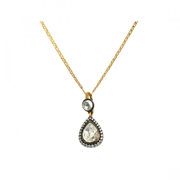 Μενταγιόν Χρυσό Κ18 με Diamonds 