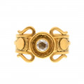 Gold Handmade Ring with Diamond