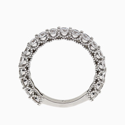 8/10 eternity ring adorned with diamonds