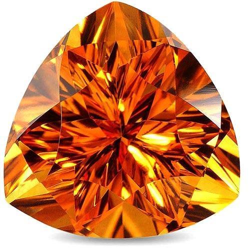 natural citrine gemstone