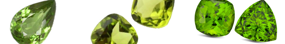 cut peridots