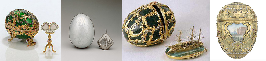 platinum faberge eggs