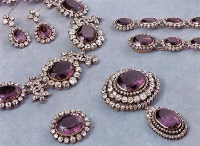 royal swedish amethyst parure